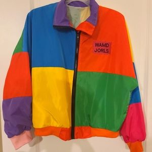 COPY - Multi colored windbreaker